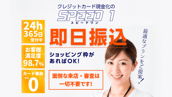 スピードワンのアイキャッチ画像